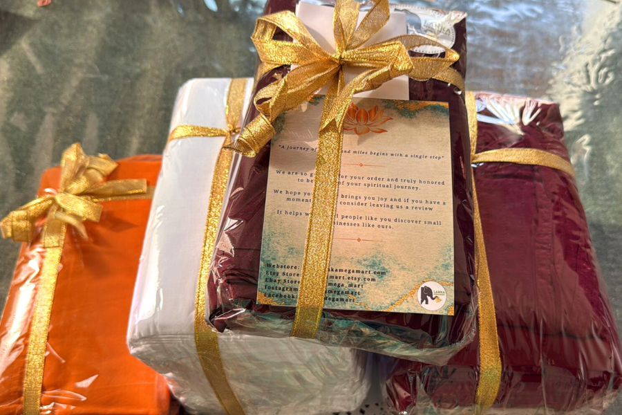 Large Size Buddhist Monk Robe Set: 3, 4, or 5 Pieces | 100% Cotton