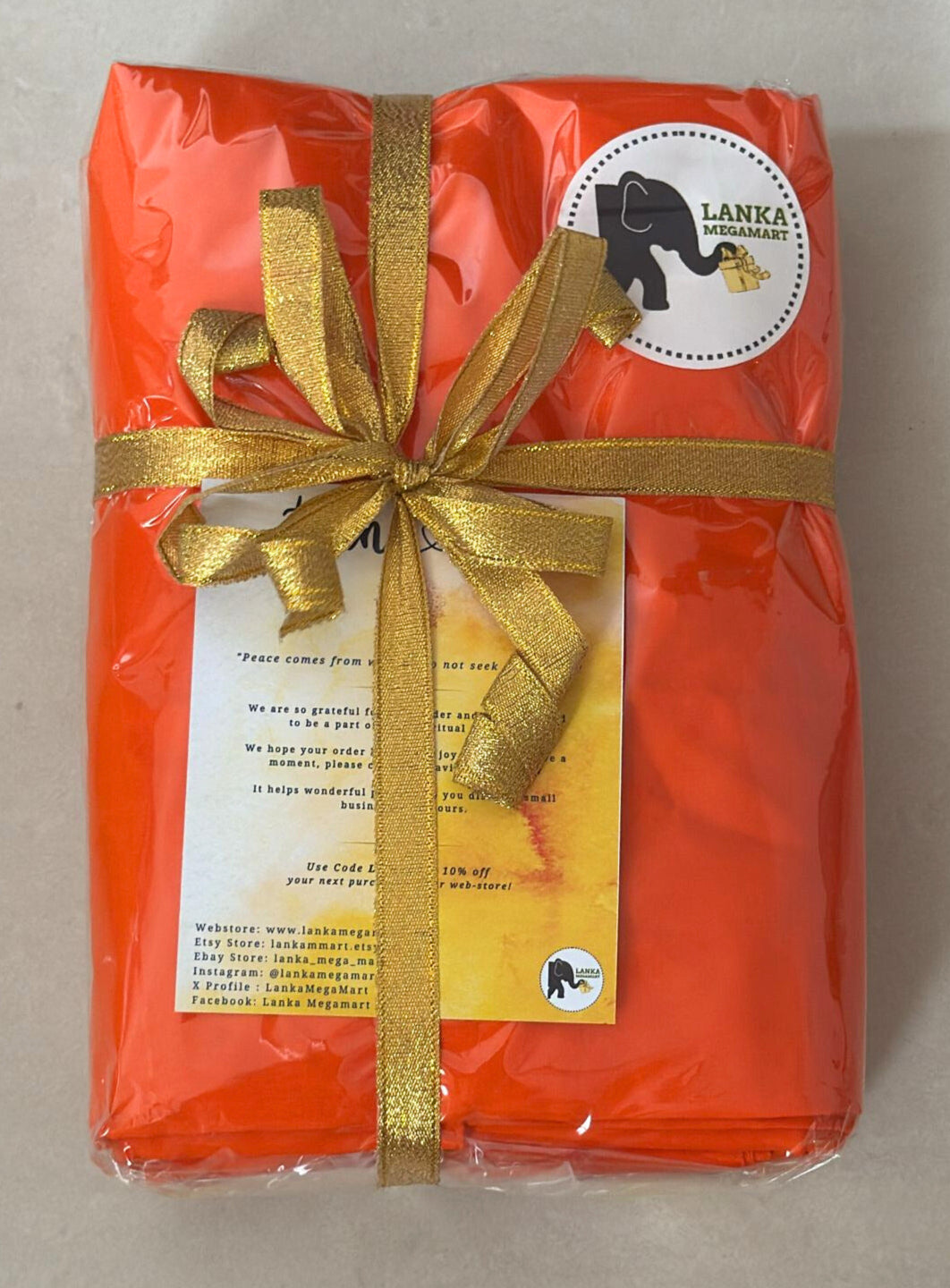 Buddhist Monk Robe & Inner Robe Set | 100% Cotton