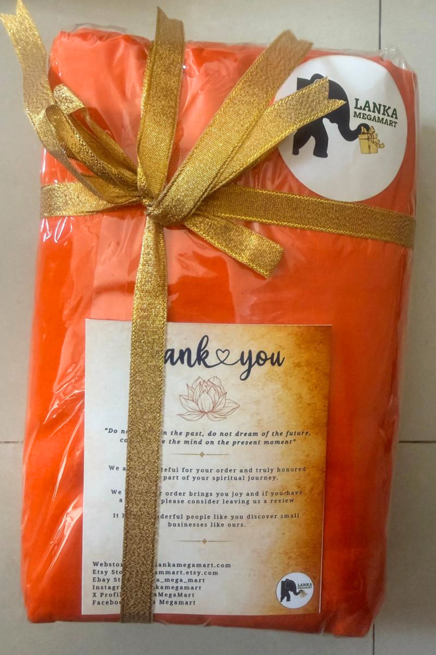 Buddhist Monk Robe & Shawl Set | 100% Cotton | Ideal Gift for Monks | Available in 12 Colors