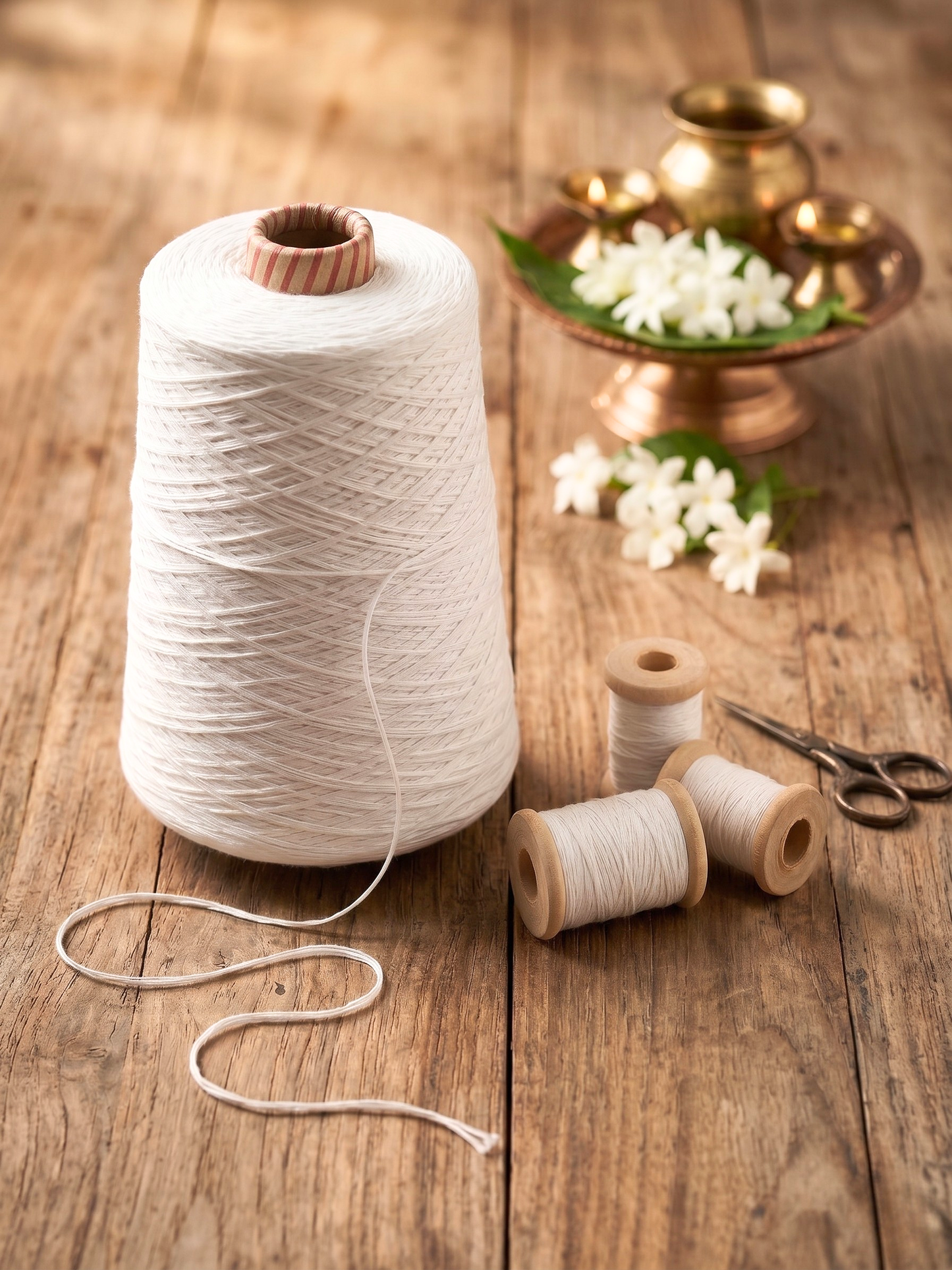 Pirith Thread | Traditional Buddhist Protection Thread from Sri Lanka