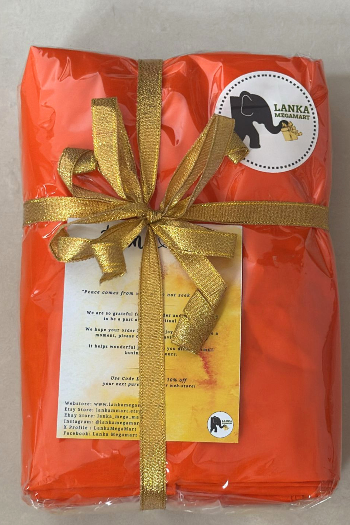 Buddhist Monk Robe & Shawl Set | 100% Cotton | Ideal Gift for Monks | Available in 12 Colors