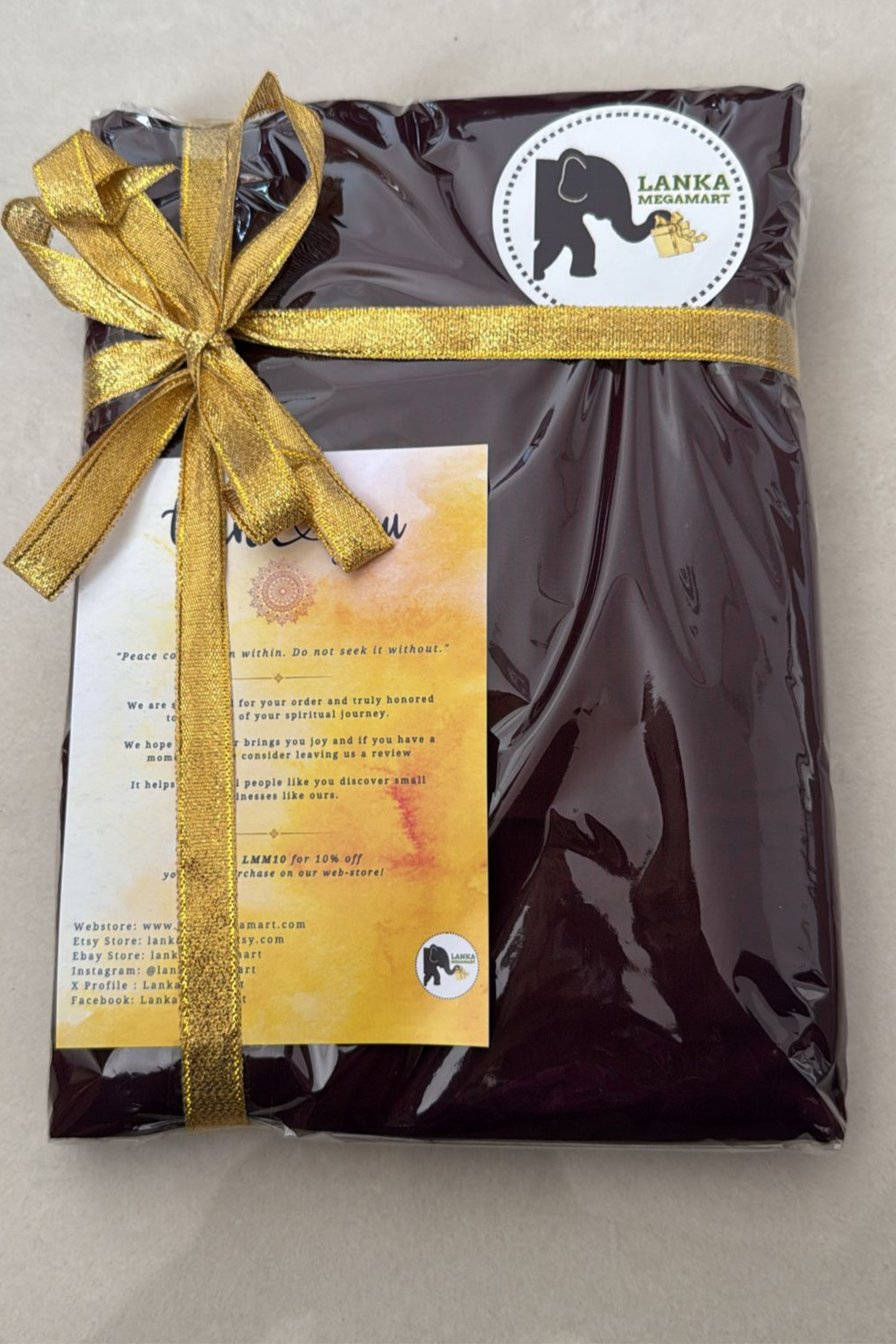 Buddhist Monk Robe & Shawl Set | 100% Cotton | Ideal Gift for Monks | Available in 12 Colors