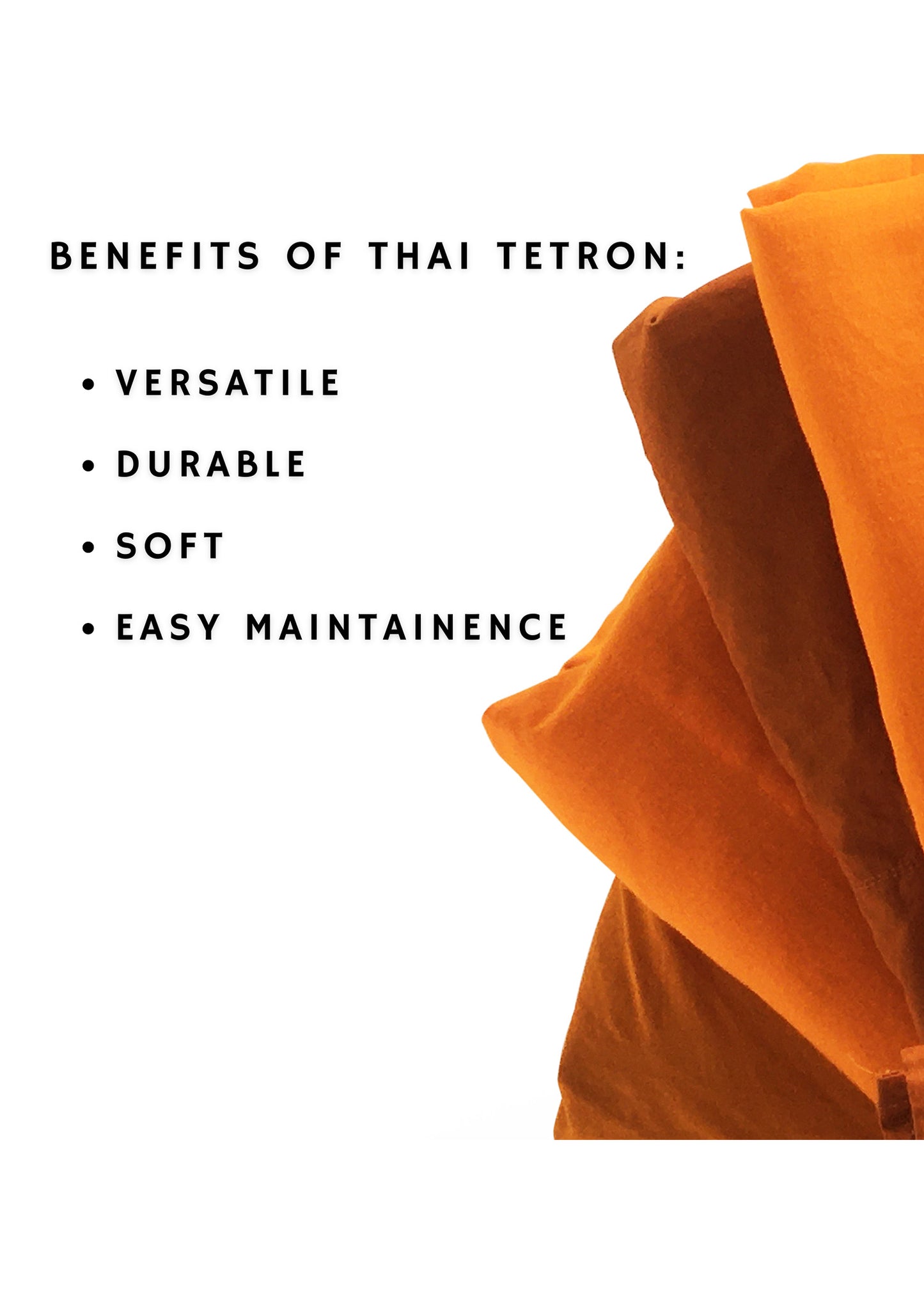 Thai Tetron Buddhist Monk Robe | Meditation Attire | Spiritual Wear | Available in 5 Colors
