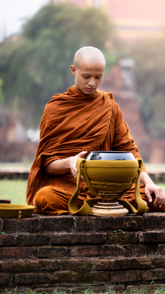 Buddhist Nun Robe with Blouse Fabric | Authentic, Comfortable Sil Mani & Meditation Clothing | 100% Cotton