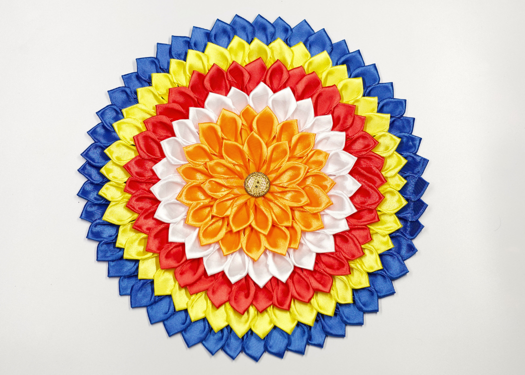 Satin Lotus Flower for Buddha Statue