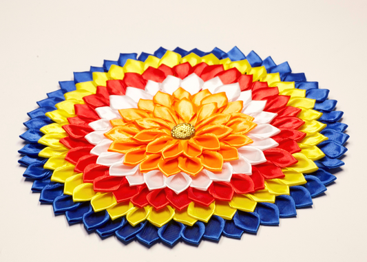 Satin Lotus Flower for Buddha Statue