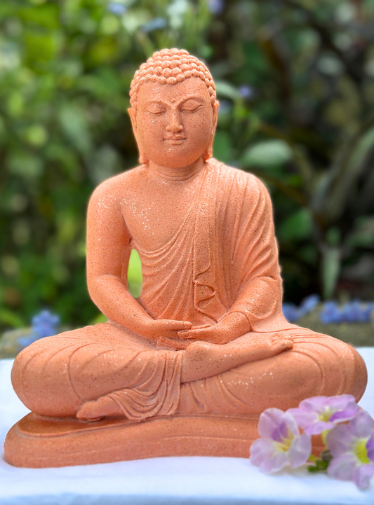 Sitting Buddha Statue - Dolomite