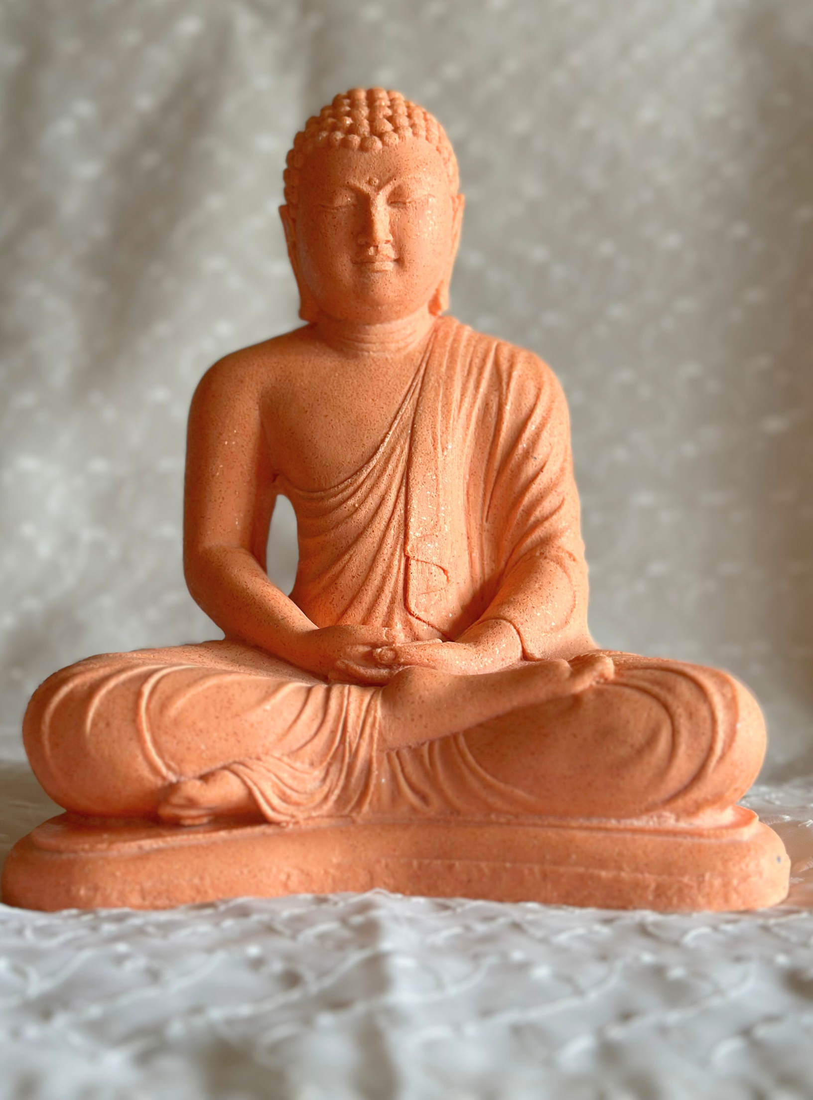 Sitting Buddha Statue - Dolomite – Lanka Mega Mart Sitting Buddha Statue - Dolomite – Lanka Mega Mart