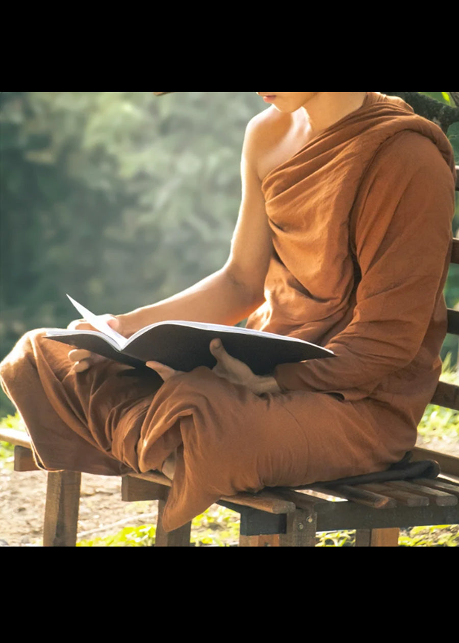 Thai Tetron Buddhist Monk Robe | Meditation Attire | Spiritual Wear ...
