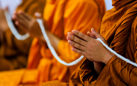 Large Size Buddhist Monk Robe Set: 3, 4, or 5 Pieces | 100% Cotton